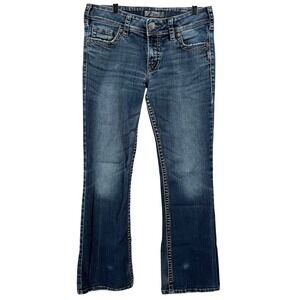 Silver Jeans Co Suki Surplus Bootcut Jeans W30 L32 Dark Wash L9906SAF446